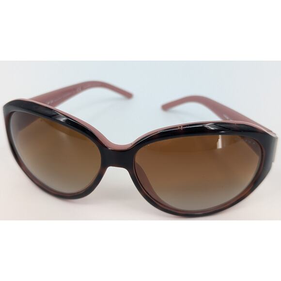 Ralph Lauren Accessories - EUC Ralph Lauren Polarized Sunglasses RA5058 599/T5 Pink Frames Brown Gradient